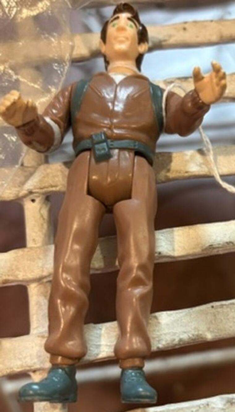 Vintage 1986 Kenner The Real Ghostbusters Peter Venkman Action Figure 1984 Stamp